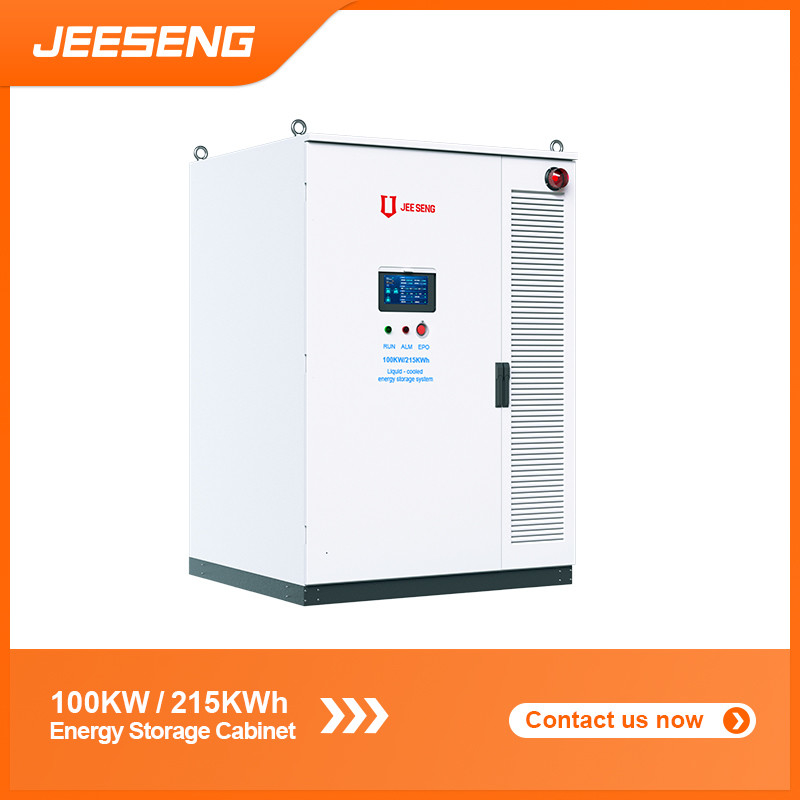 100KW 215KWh 액체 냉각 에너지 저장 캐비닛 산업 및 상업 에너지 저장 시스템