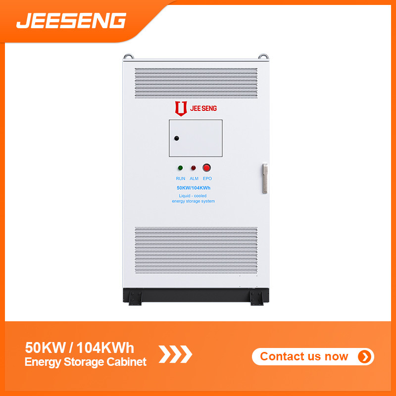 50KW 104KWh 액체 냉각 에너지 저장 캐비닛 산업 및 상업 에너지 저장 시스템