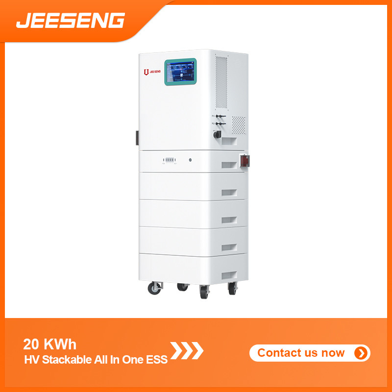 10KW 20KWh 고전압 모두 하나의 쌓일 수 있는 에너지 저장 시스템 첨단 BMS 기술로 쌓일 수 있는 ESS
