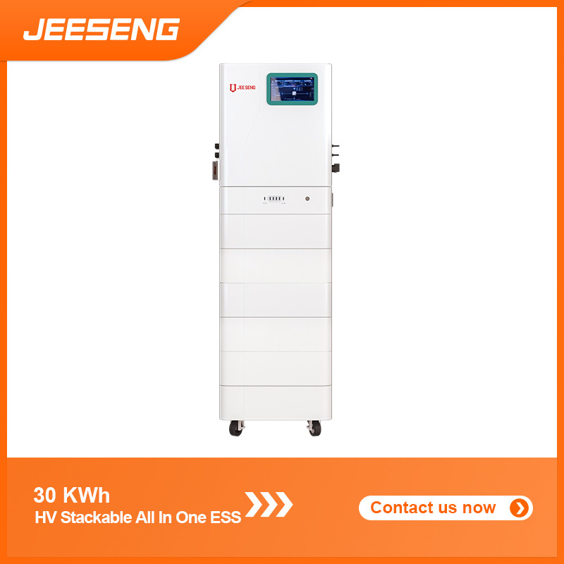 15KW 30KWh 고전압 모두 하나의 쌓일 수 있는 에너지 저장 시스템 첨단 BMS 기술로 쌓일 수 있는 ESS