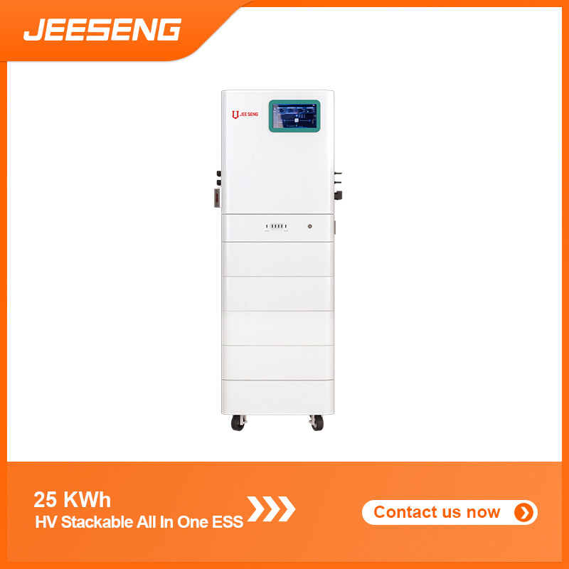 12KW 25KWh 고전압 모두 하나의 스택 가능한 에너지 저장 시스템 고급 BMS 기술로 스택 가능한 ESS