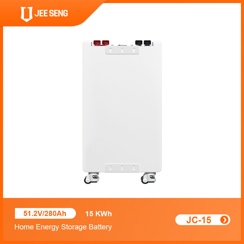 15KWH 48V 51.2V 가정용 에너지 저장 시스템 바퀴가 있는 BMS와 함께 리?? 배터리